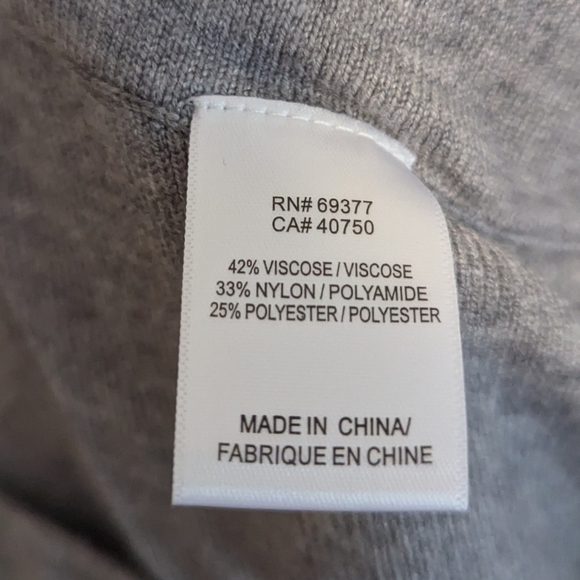 Marla Wynne Layers Womens Pants Gray Lounge Pull On Size Large Comfort - Picture 4 of 4